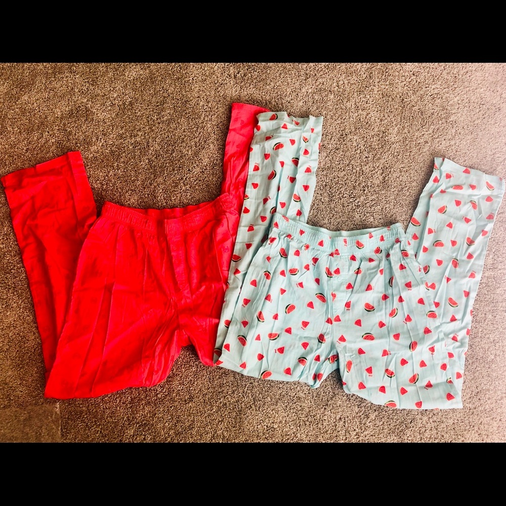 2 pairs Victoria’s Secret Pink pj pants NWT XS